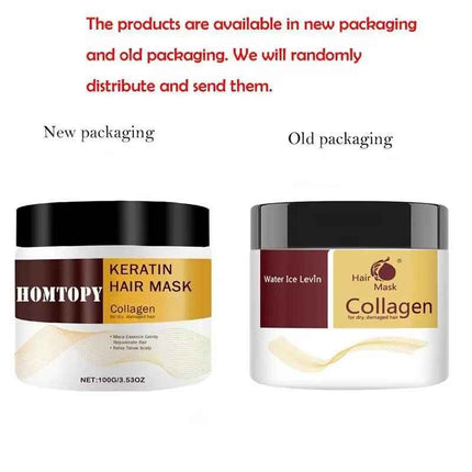 Collagen Hair Mask Argan Oil Deep Repair aplicación en el cabello