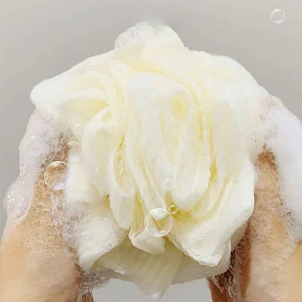 Loofah Sponge Bath Ball 2 en 1 con Dispensador