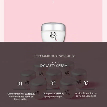 Beauty of Joseon Dynasty Cream aplicación sobre la piel