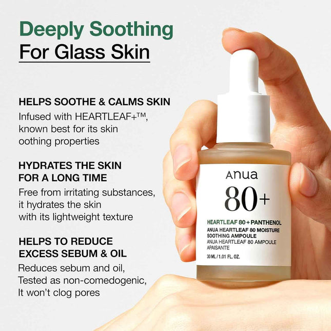 Ampolla Heartleaf 80: sérum hidratante de Anua