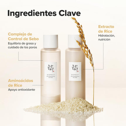 Beauty of Joseon Tónico Facial Hidratante Y Revitalizante Con Arroz Para Pieles Mixtas Y Grasas, Cuidado Coreano Hidratante Y Equilibrado, 150 Ml (5,07 Fl Oz)