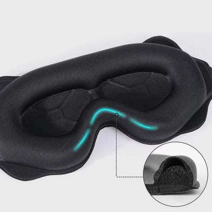 Antifaz de Dormir 3D banda elástica ajustable