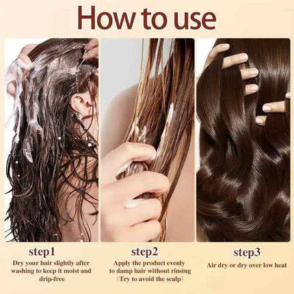 Collagen Hair Mask Argan Oil Deep Repair antes y después en el cabello
