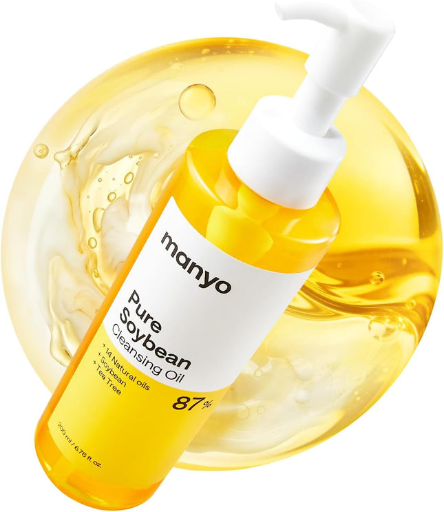 Manyo Factory Aceite Limpiador de Argán envase frontal del bote