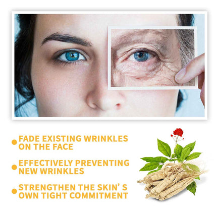 Serum Ginseng Niacinamida con Acido Hialuronico aplicación en el rostro