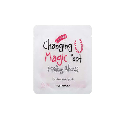 Changing U Magic Foot Peel sobre individual de tratamiento para talones