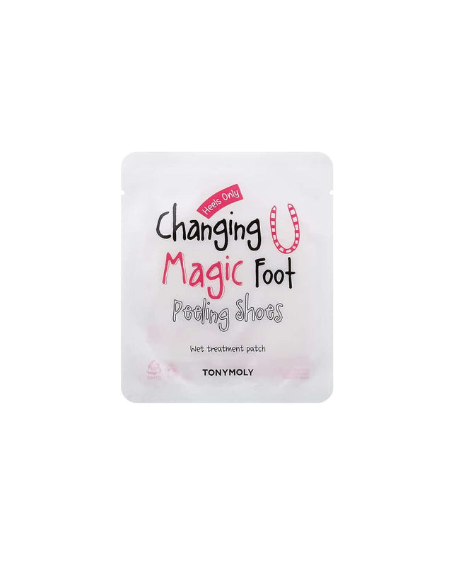 Changing U Magic Foot Peel sobre individual de tratamiento para talones