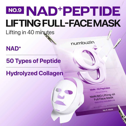 Mascarilla Facial NAD+ Numbuzin Nº9 Reafirmante