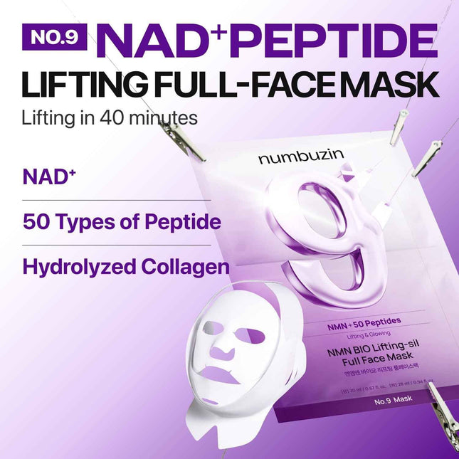 Mascarilla Facial NAD+ Numbuzin Nº9 Reafirmante