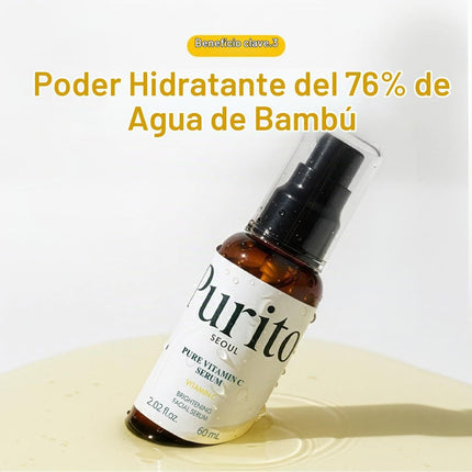 Serum Vitamina C Pura detalle de la etiqueta