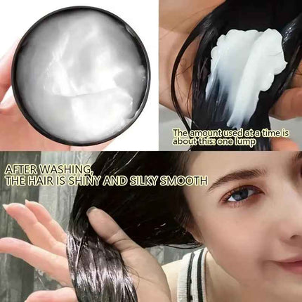 Collagen Hair Mask Argan Oil Deep Repair detalle del envase abierto