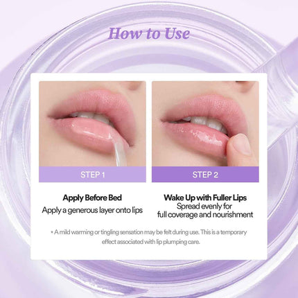 Lip Sleeping Mask Vegano Purple Collagen de TOCOBO
