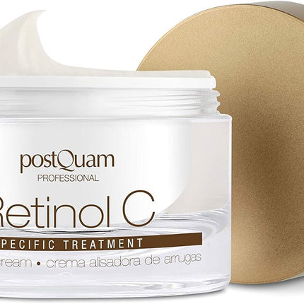 Postquam Retinol C Crema Antiarrugas aplicación sobre el rostro