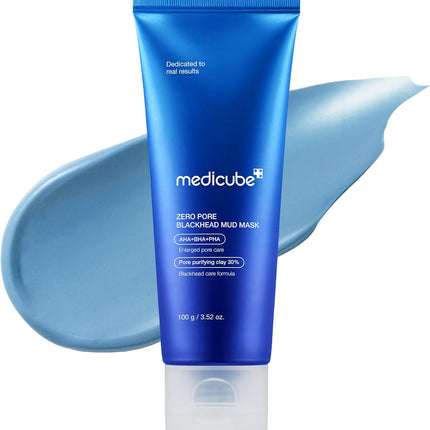 Medicube Zero Pore Blackhead Mud Mask envase frontal del bote