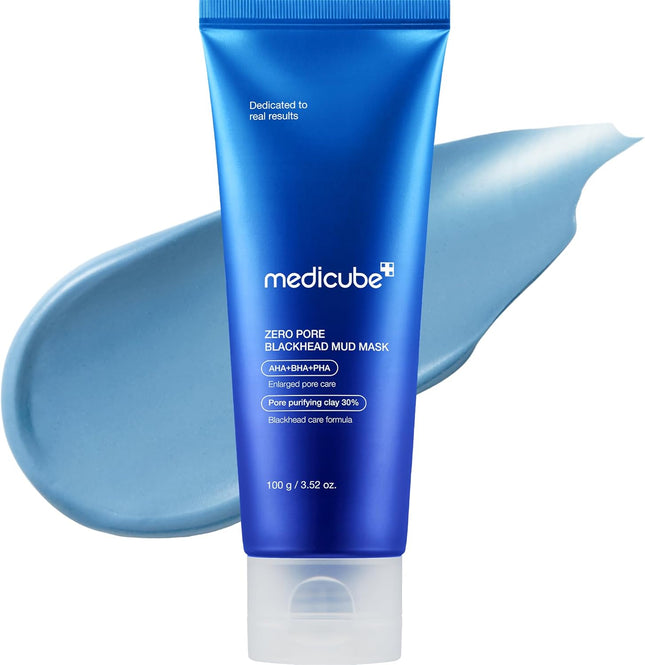 Medicube Zero Pore Blackhead Mud Mask envase frontal del bote