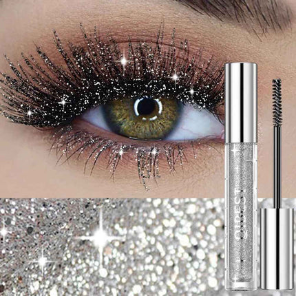 Mascara de Pestañas con Purpurina Efecto Diamante