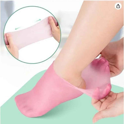 Moisturizing Silicone Gel Socks: cuidado de talones