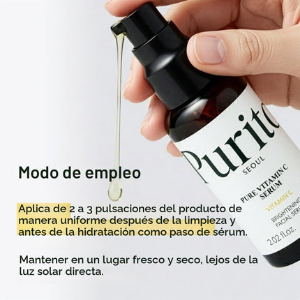 Serum Vitamina C Pura caja de presentación exterior