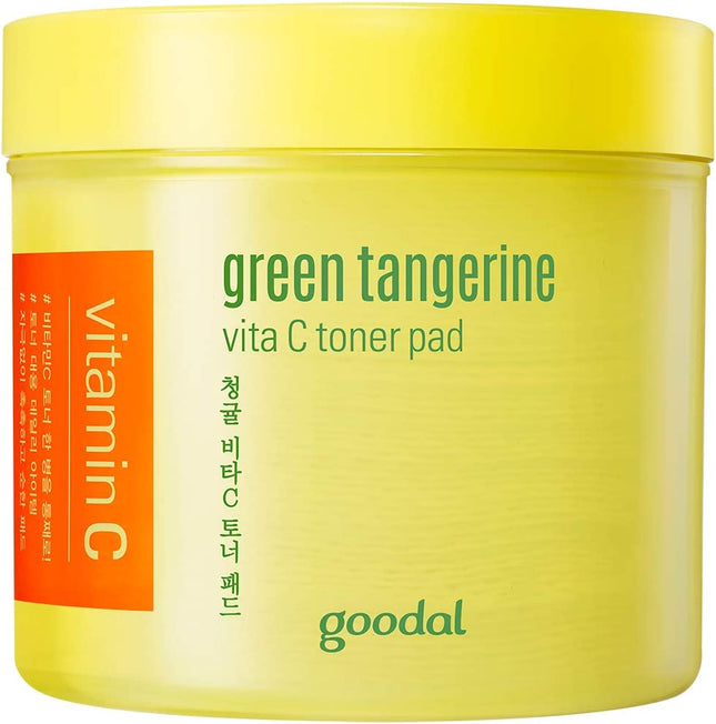 Almohadillas de tóner de mandarina verde envase frontal de GOODAL con 70 unidades.