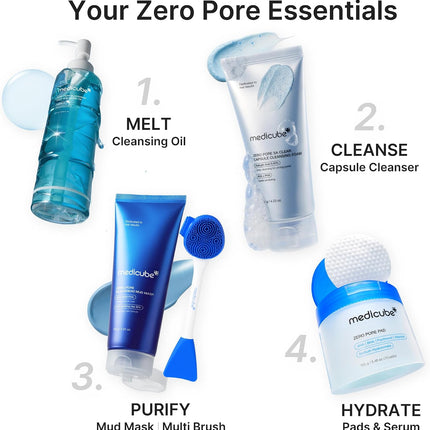 Medicube Zero Pore Blackhead Mud Mask información de ingredientes