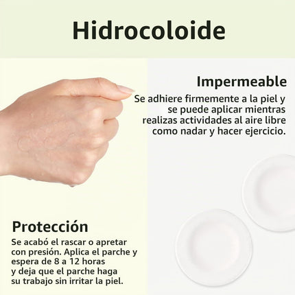 VT COSMETICS Parche Antimanchas Translúcido Impermeable Vt Cica Care, 48 Unidades (Paquete De 1)