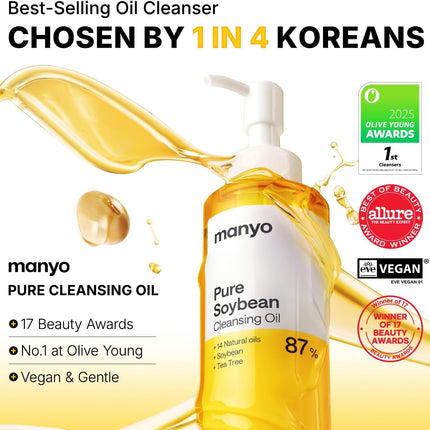 Manyo Factory Aceite Limpiador de Argán dispensador del producto