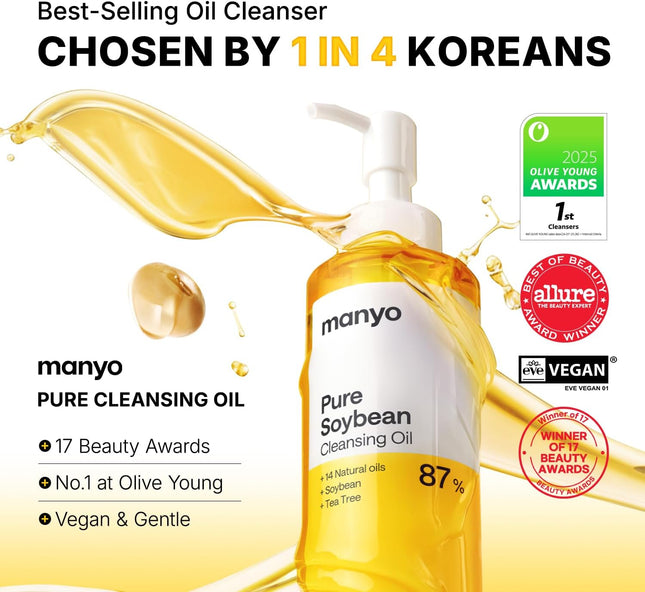 Manyo Factory Aceite Limpiador de Argán dispensador del producto