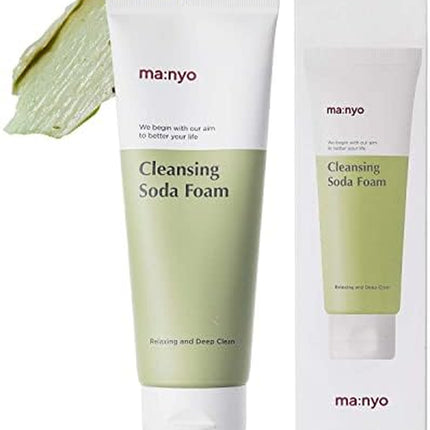 Manyo Factory Espuma de Limpieza con Soda envase frontal del bote