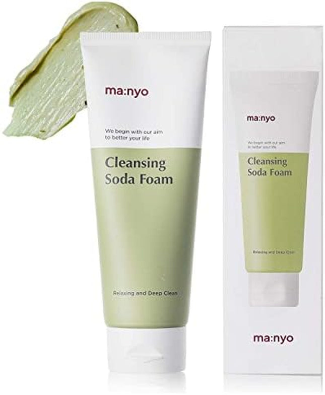 Manyo Factory Espuma de Limpieza con Soda envase frontal del bote