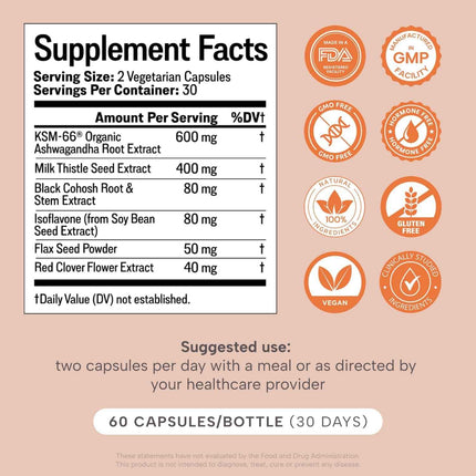 Her Bodhi Meno Menopausia con Ashwagandha 60 Cápsulas