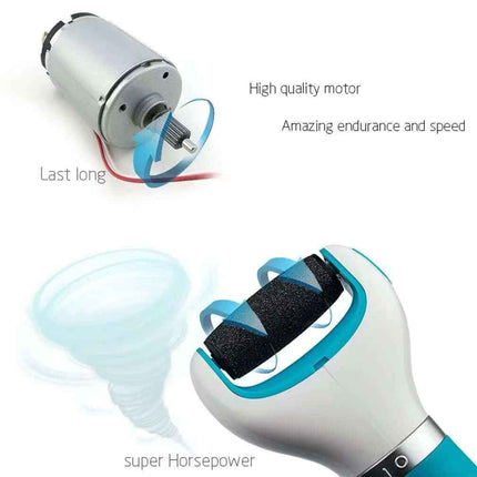 Exfoliador Eléctrico de Pies: lima recargable para pedicura