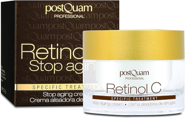 Postquam Retinol C Crema Antiarrugas envase frontal del bote