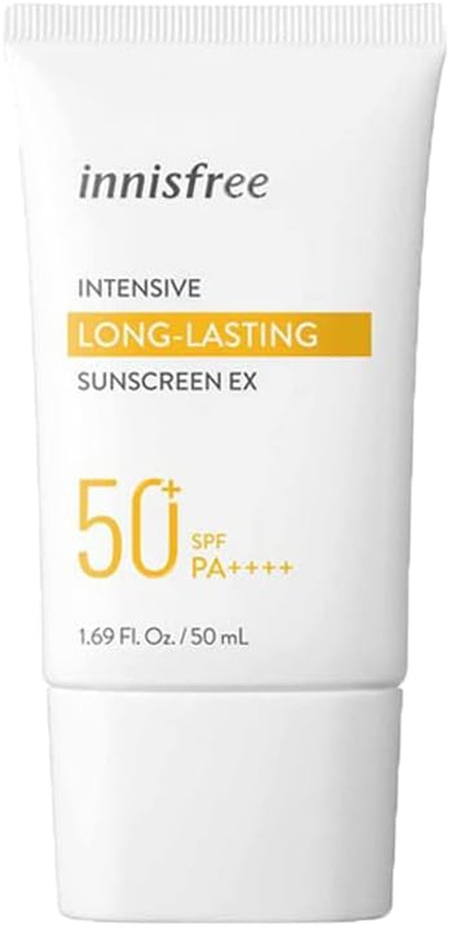 Innisfree Intensive Long Lasting Sunscreen envase frontal del bote