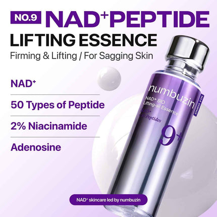Numbuzin No9 NAD Essence Reafirmante con Péptidos