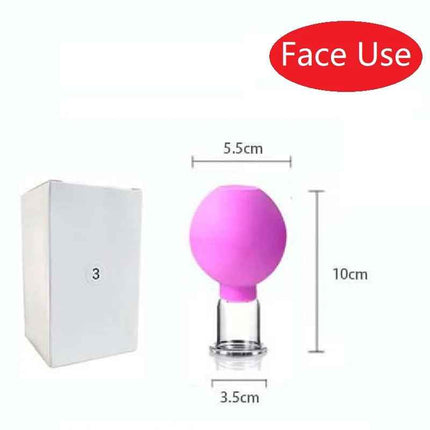 Ventosas de Cupping Facial de Silicona para Masaje