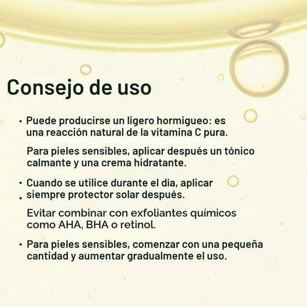 Serum Vitamina C Pura formato de 60ml