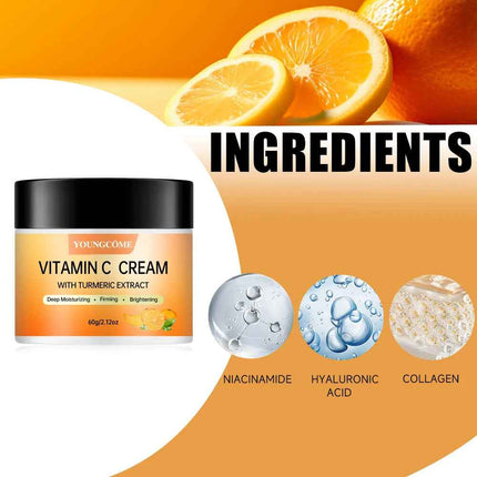 Crema Curcuma Vitamina C ingredientes cúrcuma y vitamina C