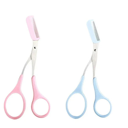Tijeras de Cejas con Peine empaquetado del producto