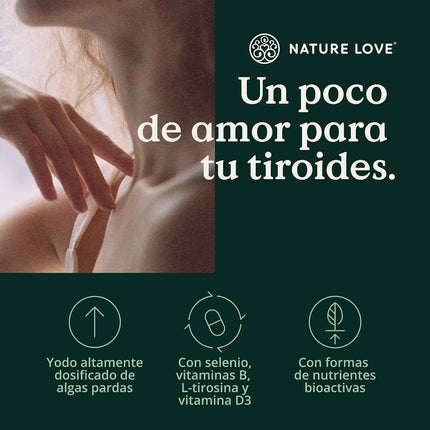 Complejo de Yodo Nature Love cápsulas del suplemento