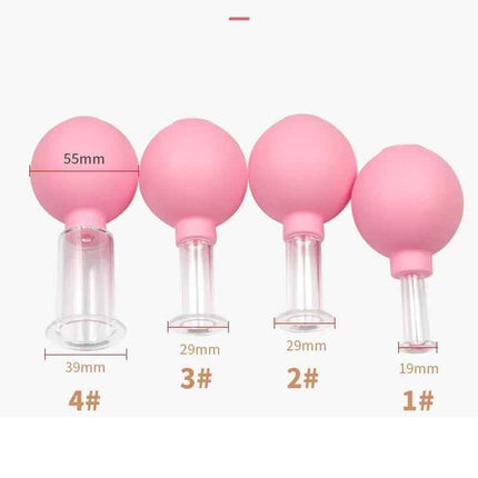 Ventosas de Cupping Facial de Silicona para Masaje