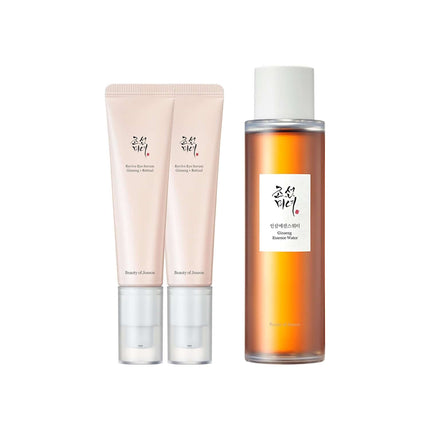 Duo Revive Eye Serum Ginseng Essence Water envases del set completo