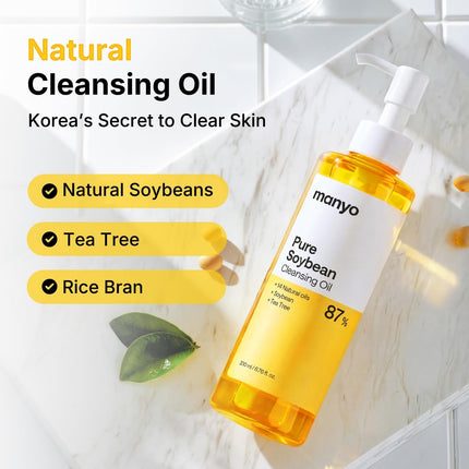 Manyo Factory Aceite Limpiador de Argán aplicación sobre el rostro