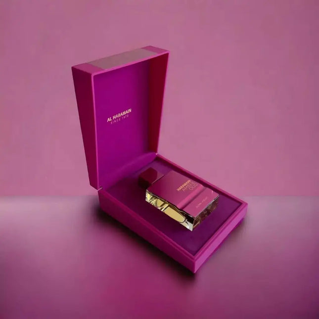 Al Haramain Amber Oud Ultra Violet caja del producto