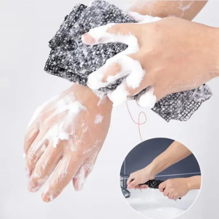 Toalla Exfoliante Corporal textura para gel de baño