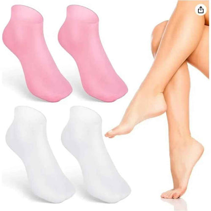 Moisturizing Silicone Gel Socks: cuidado de talones