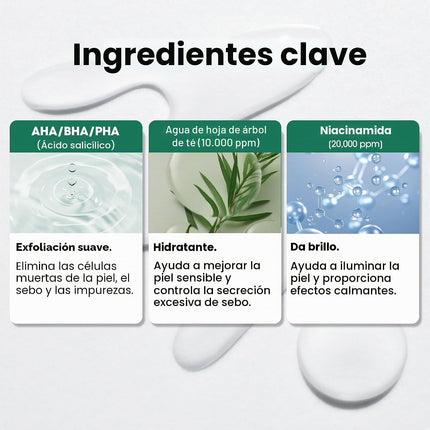 AHA BHA PHA 30 Days Miracle Toner – 150 Ml – Tónico Exfoliante Facial Coreano Con Ácido Salicílico – Cuidado Diario De Poros Y Control De Grasa Con 2% De Niacinamida