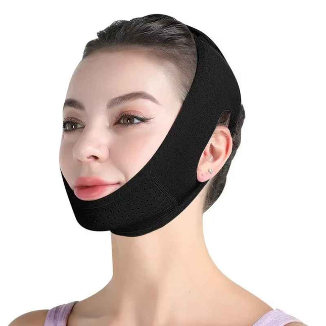 V Line Face Shaping Strap banda color rosa