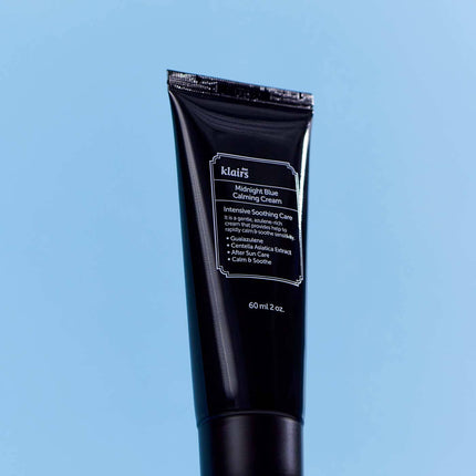 Crema Calmante Azul Guaiazulena Klairs ingredientes destacados del producto.