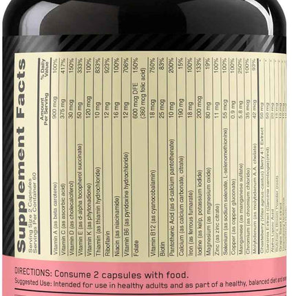 Optimum Nutrition Opti Women Multivitaminico 120 Capsulas