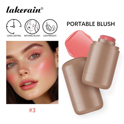 Barra Rubor 3 en 1 tono #1 Soft Pink rosa suave y natural